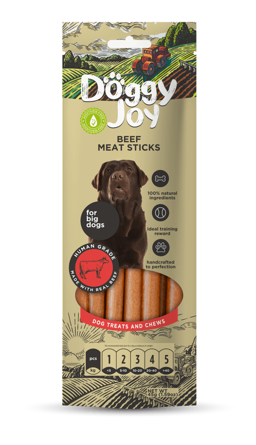 Doggy Joy ZooZoom 3 DOGGY JOY Говяжьи колбаски — изображение 1
