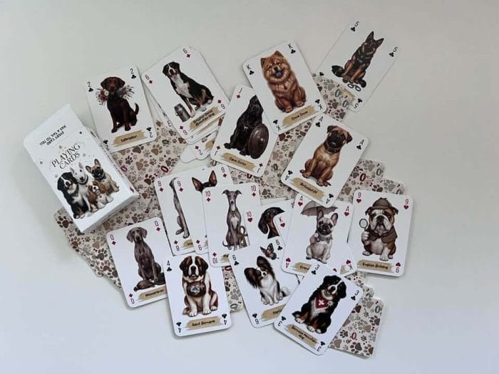 Playing cards with dog breeds 54 pcs - Image 4