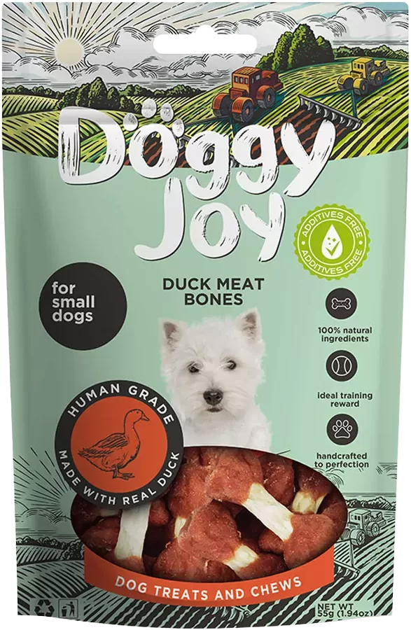 doggy joy treats for dogs ZooZoom 8 Duck meat pits - Image 1