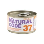 Natural Code 37 tuna, chicken and squid, 85g