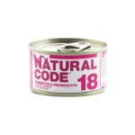Natural Code 18 Tuna and ham, 85g