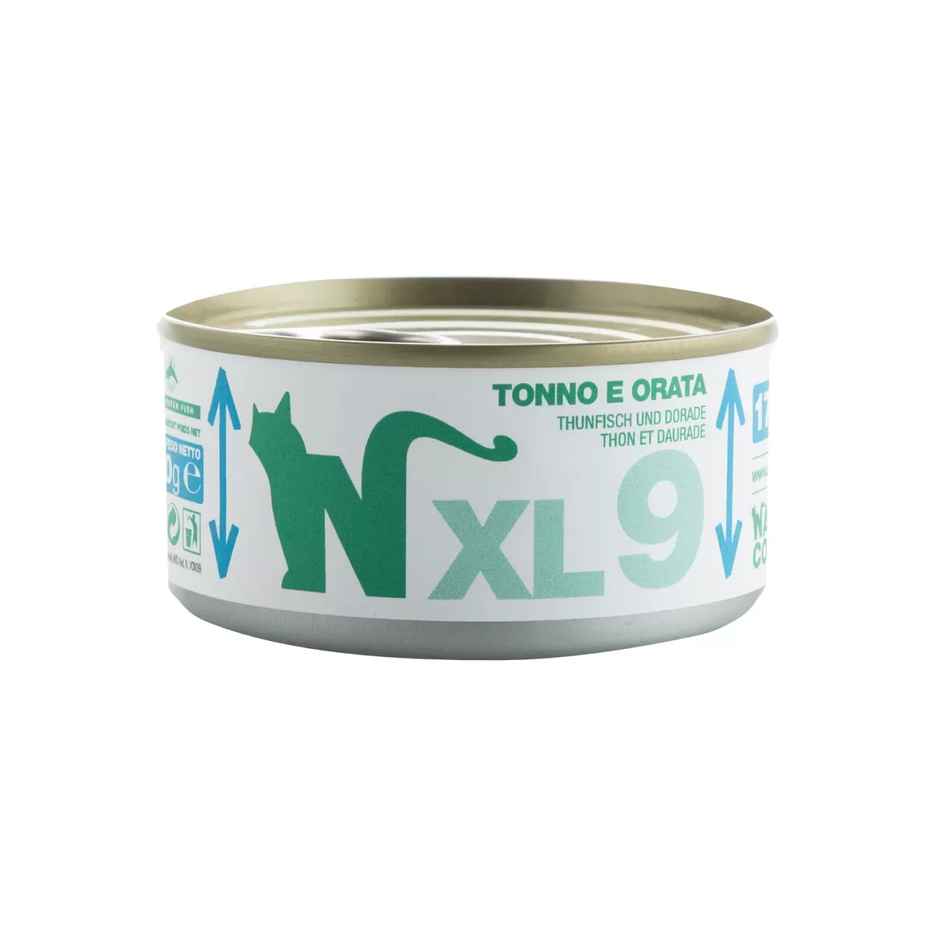 natural-code-kaķu konservi ZooZoom 4 Natural Code XL 9 Tuncis un jūras asaris, 170g - Image 1