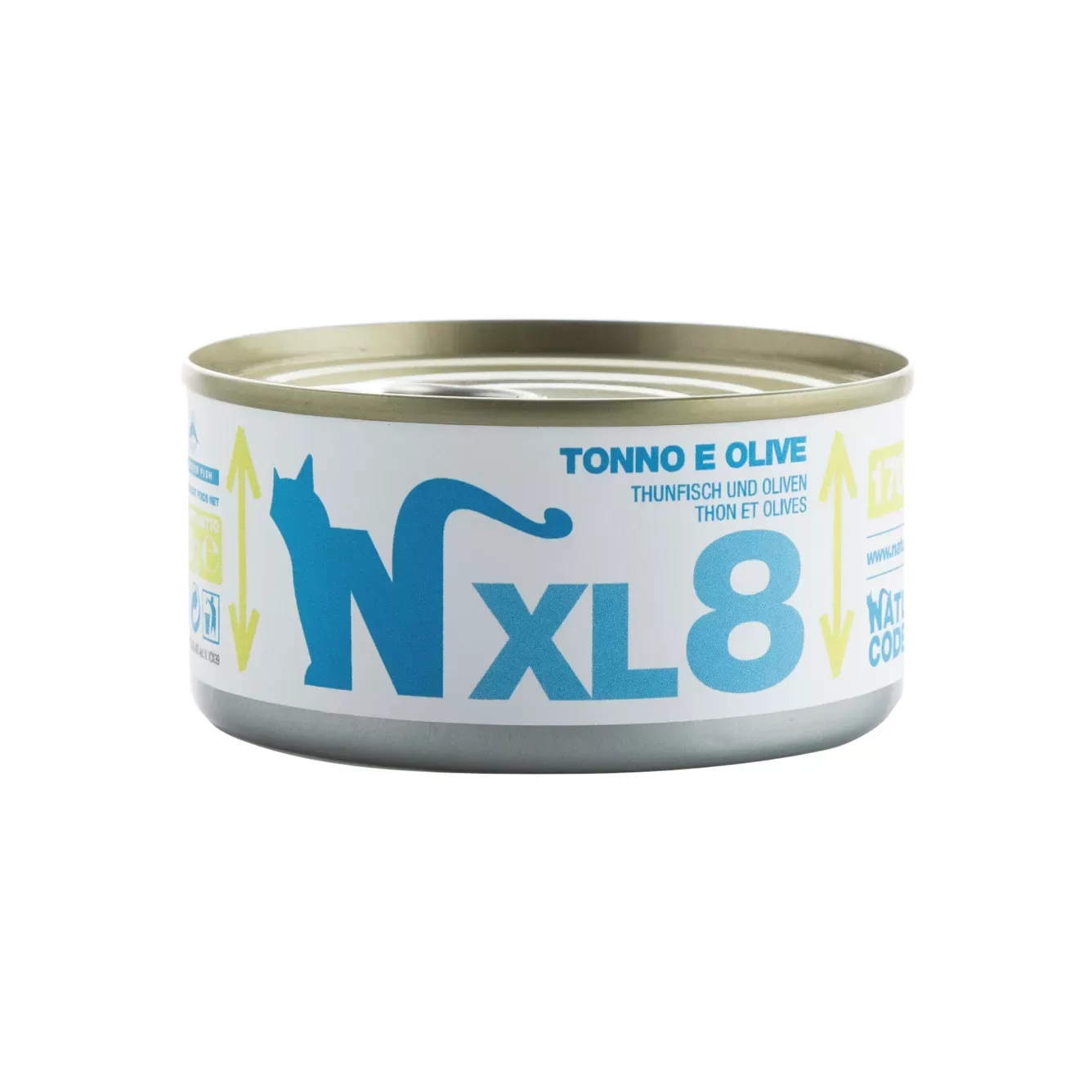 natural-code-cat canned food ZooZoom 5 Natural Code XL 8 Tuna and olives, 170g - Image 1