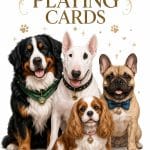 Playing cards with dog breeds 54 pcs