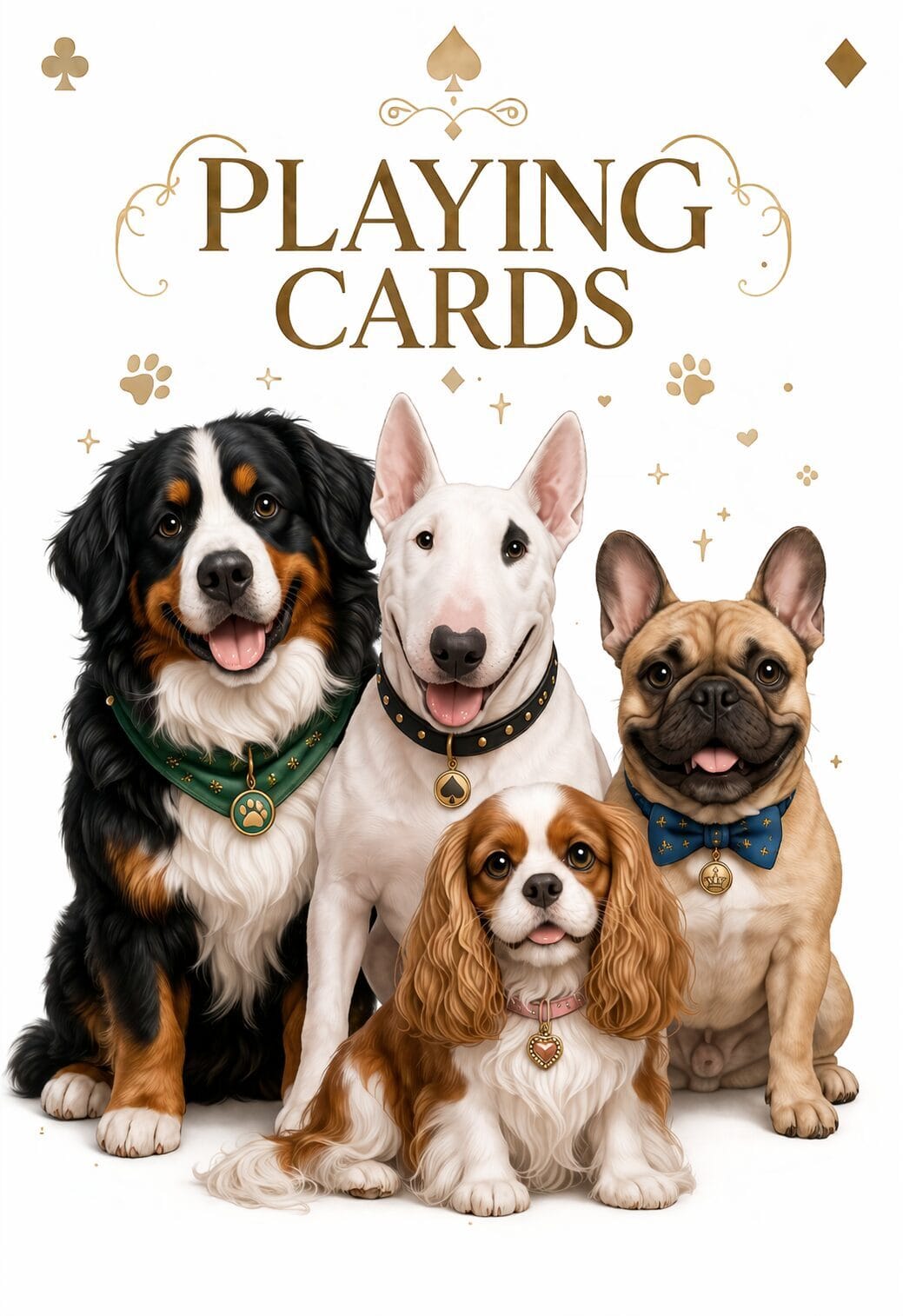 playing poker cards with dogs 1 - Copy-7cebdadd Playing cards with dog breeds 54 pcs - Image 1