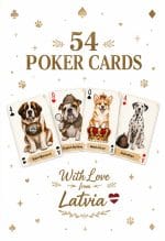 Playing cards with dog breeds 54 pcs - Image 2