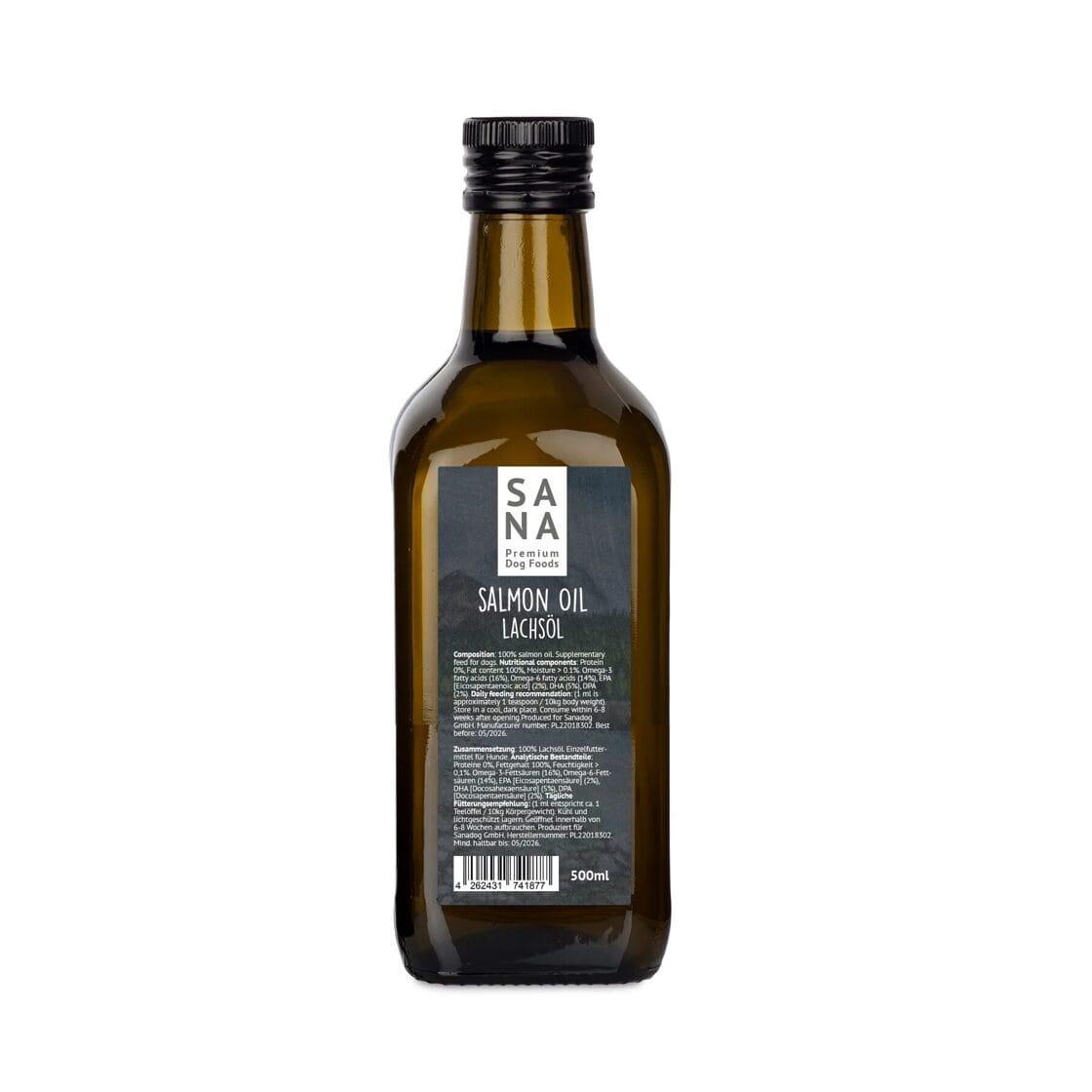 Sanadog-Salmon Oil SI Salmon oil 500 ml - Image 1